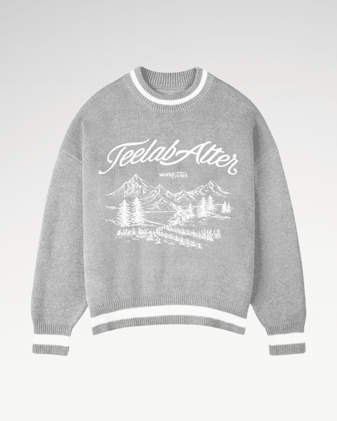 [Tặng Gấu] [Tặng Túi] Áo Sweater Dệt Len Knit Merino Teelab Switzerland Local Brand World Tour Semi-Boxy Unisex HD131