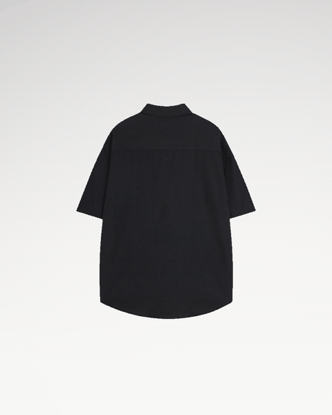 Áo Sơ Mi Cộc Tay Teelab Local Brand Unisex Eco Oxford Logo Signature Shirt SS068