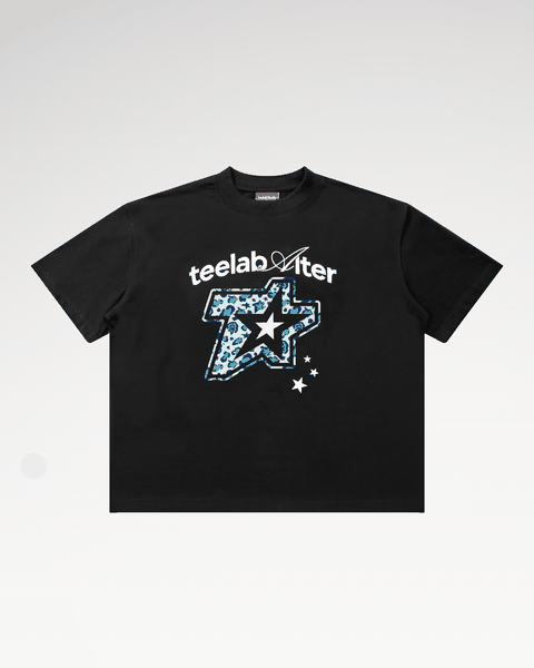 Áo Thun Local Brand Unisex Teelab Leopard Star TS345