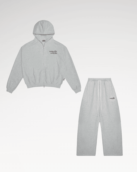 Set Bộ Nỉ Áo Khoác Hoodie Zip Semi-Boxy Teelab Alter World Tour CB125