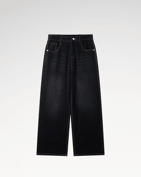 Quần Dài Local Brand Unisex Teelab Jeans Ống Rộng PS116