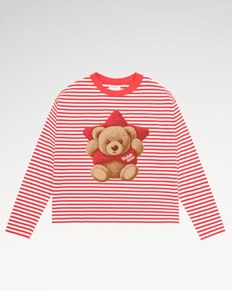 [PRE-ORDER][Tặng Gấu Ti] Áo Thun Sọc Dài Tay Local Brand Unisex Teelab Teddy Alter TS362