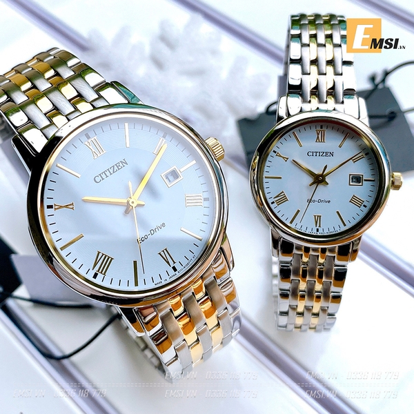 Đồng hồ Couple Citi.zen Eco-Drive  BM6774-51A &  EW1584-58A