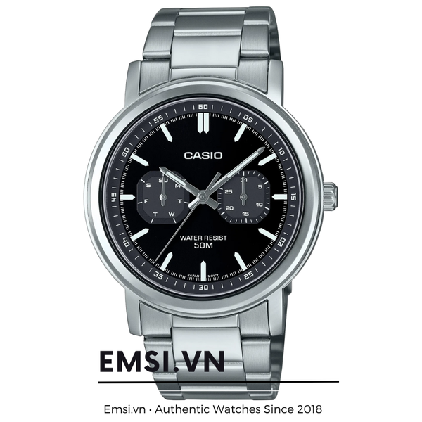 Đồng Hồ Casio - Nam MTP-E335D-1EVDF Size 41.5mm