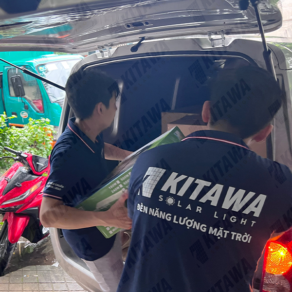 Kitawa hoàn tất giao 200 cây đèn Năng lượng cho khách hàng tại dự án xã Đắk N'Nung