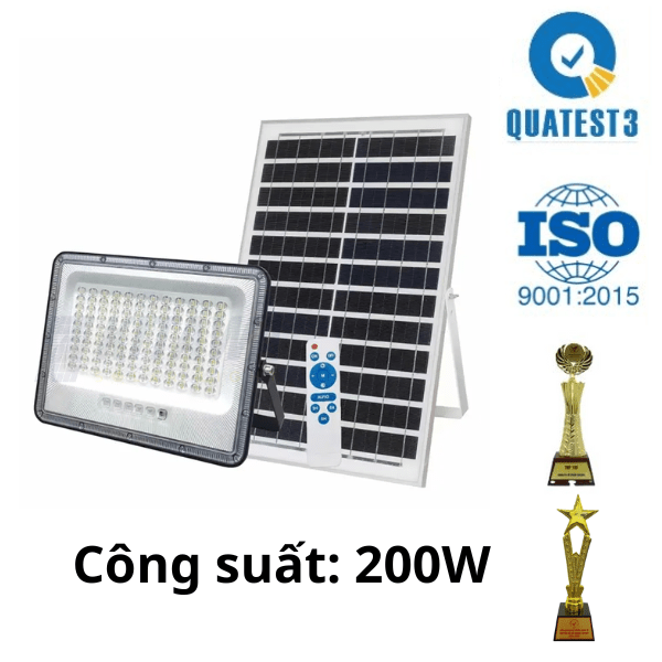 Đèn pha năng lượng mặt trời 100W