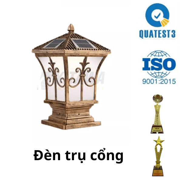 Đèn Trụ Cổng Năng Lượng Mặt Trời Kitawa SV13