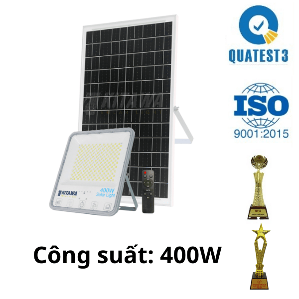 [400W] Đèn Pha Năng Lượng Mặt Trời 400W Bọc Cầu KITAWA - DP11400