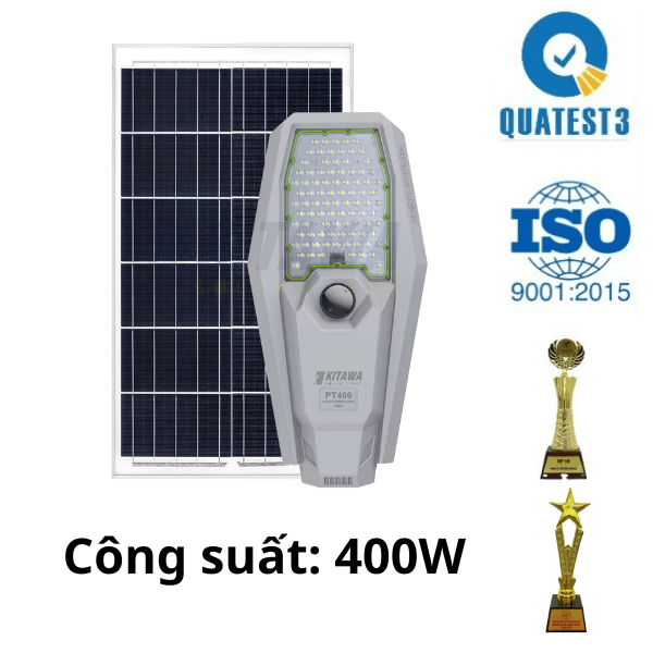 [400W] Đèn Đường Năng Lượng Mặt Trời Phi Thuyền 400W KITAWA PT2400
