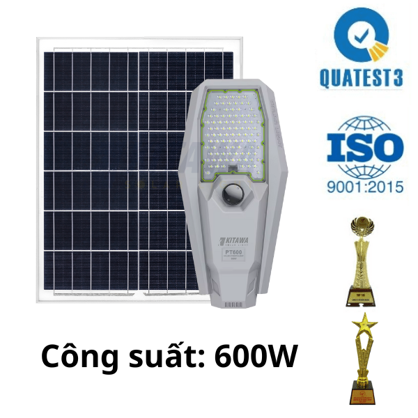 [600W] Đèn Đường Năng Lượng Mặt Trời Phi Thuyền 600W KITAWA PT2600