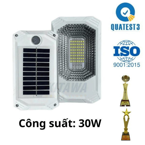 Đèn Cầm Tay Năng Lượng Mặt Trời 30W CT130 Kitawa - Dành Cho Cắm Trại, Leo Núi, Làm Việc Ngoài Trời