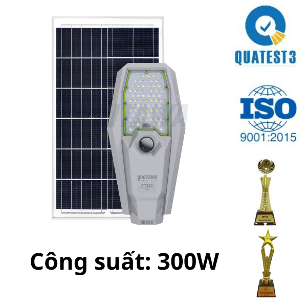 [300W] Đèn Đường Năng Lượng Mặt Trời Phi Thuyền 300W KITAWA PT2300