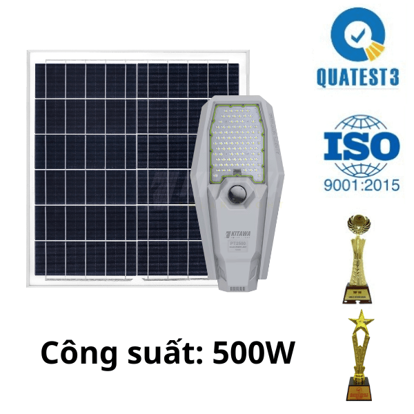 [500W] Đèn Đường Năng Lượng Mặt Trời Phi Thuyền 500W KITAWA PT2500