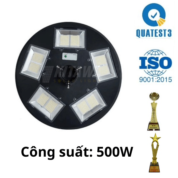 Đèn Năng Lượng Mặt Trời 500W Hình Đĩa Bay UF1500 Kitawa – 10 Khoang
