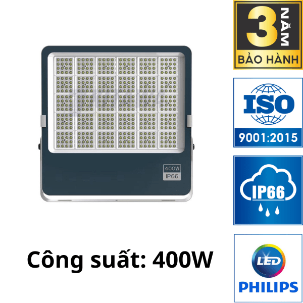 Đèn Pha LED Điện 400W Siêu Sáng KITAWA - AC.DP06.400