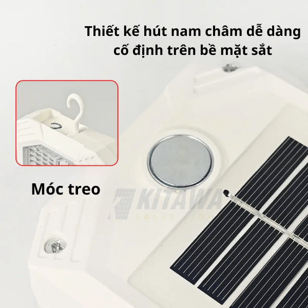 Đèn Cầm Tay Năng Lượng Mặt Trời 30W CT130 Kitawa - Dành Cho Cắm Trại, Leo Núi, Làm Việc Ngoài Trời