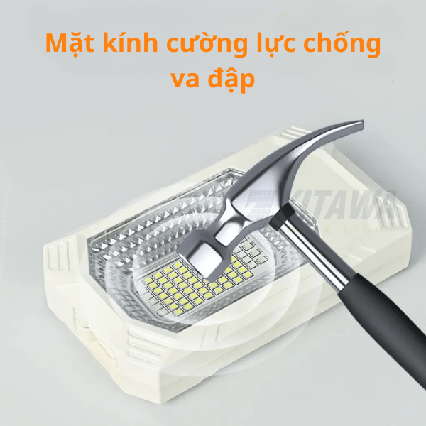 Đèn Cầm Tay Năng Lượng Mặt Trời 30W CT130 Kitawa - Dành Cho Cắm Trại, Leo Núi, Làm Việc Ngoài Trời