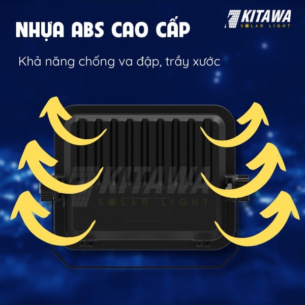 Đèn Pha Năng Lượng Mặt Trời 40W Siêu Sáng KITAWA FL20.40
