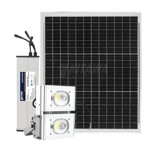 [60W] Đèn Pha COB Năng Lượng Mặt Trời 60W KITAWA - CT.DP02.60