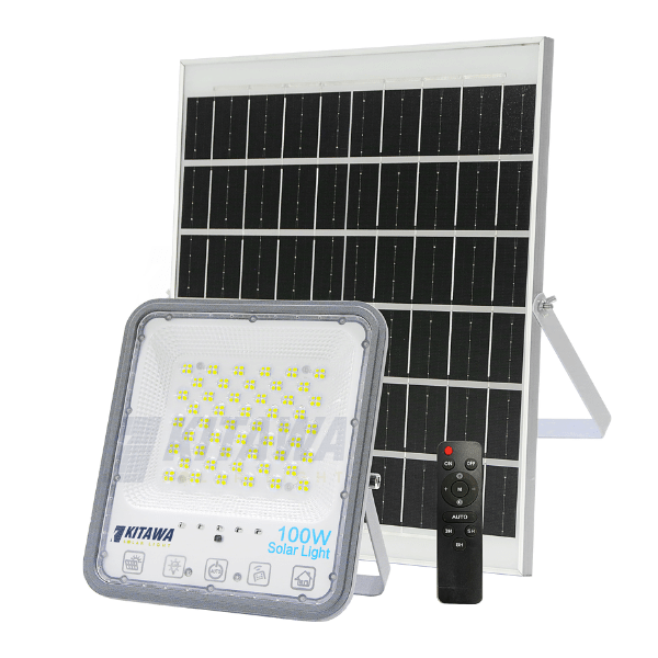 Đèn Pha Năng Lượng Mặt Trời 100W Kitawa - DP11100