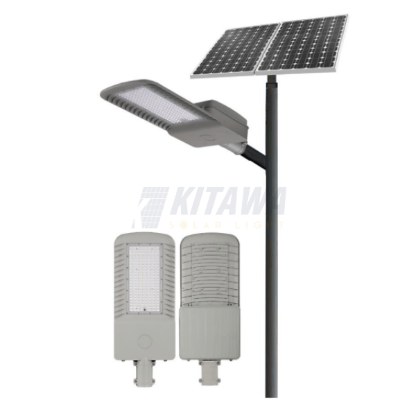 [100W; 180W] Đèn đường năng lượng mặt trời Kitawa BCCT06