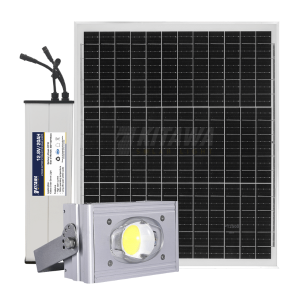 [40W] Đèn Pha COB Năng Lượng Mặt Trời 40W KITAWA - CT.DP02.40