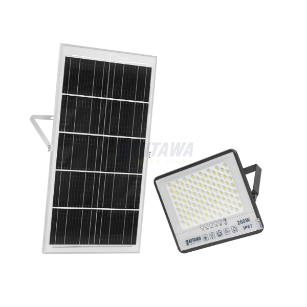 Đèn pha năng lượng mặt trời chống chói 200W KITAWA DP5200