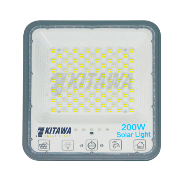 Đèn Pha Năng Lượng Mặt Trời 200W Bọc Cầu KITAWA - DP11200