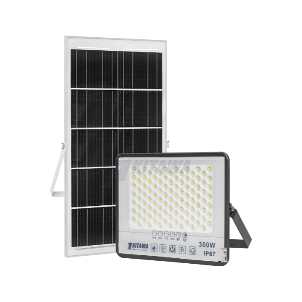 Đèn pha năng lượng mặt trời chống chói 300W KITAWA DP5300
