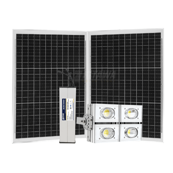 [80W] Đèn Pha COB Năng Lượng Mặt Trời 80W KITAWA - CT.DP02.80