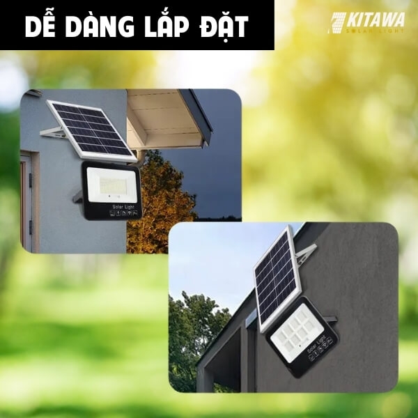 Đèn Pha Năng Lượng Mặt Trời 40W Siêu Sáng KITAWA FL20.40