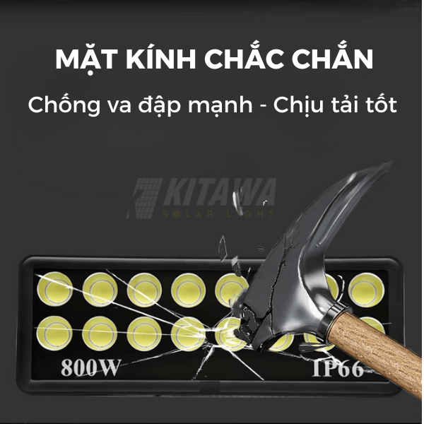 Đèn Pha LED Điện 1000W Chống Chói, Ánh Sáng Trắng AC.DP01.1000