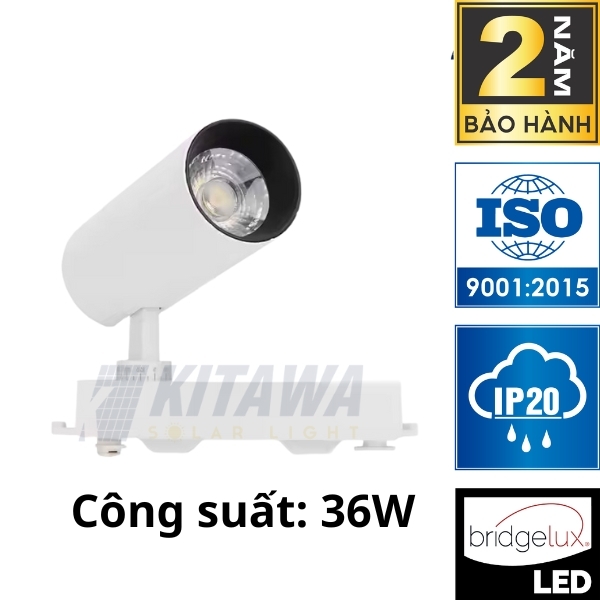 Đèn LED Rọi Ray 36W Ánh Sáng Trắng Sang Trọng KITAWA - AC.LR01.36-6500K