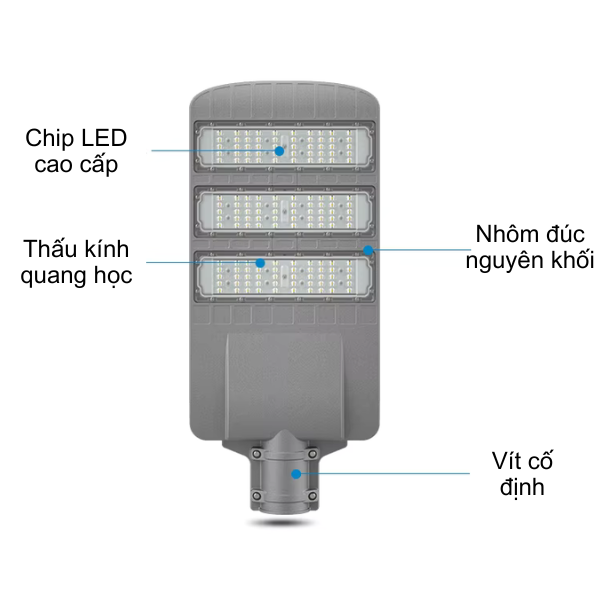 Đèn Đường Công Trình Năng Lượng Mặt Trời 40W Chống Nước CT.BC16.40