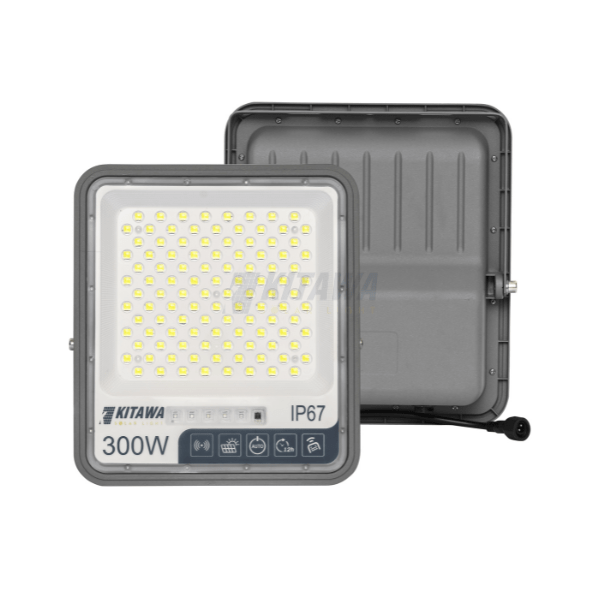Đèn Pha Chống Chói Năng Lượng Mặt Trời 300W Thế Hệ Mới KITAWA - FL5300