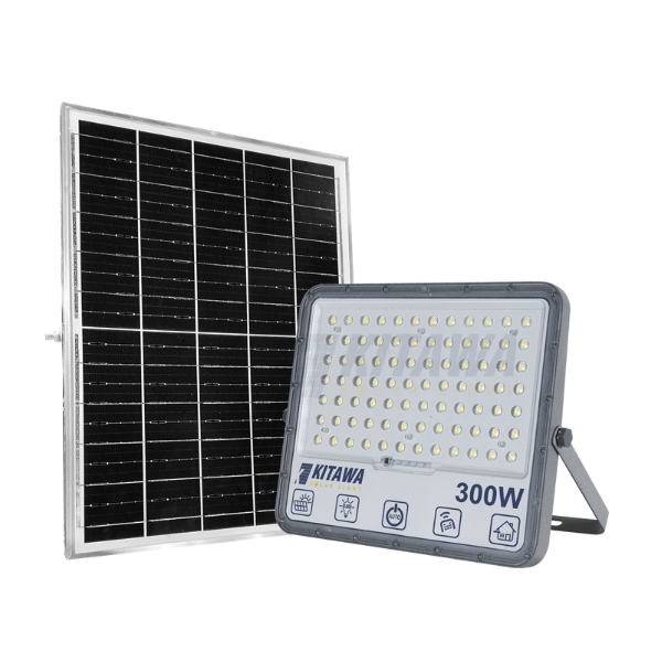 Đèn Pha Chống Chói Năng Lượng Mặt Trời 200W KITAWA - DP15.200 (Đã bao gồm VAT)