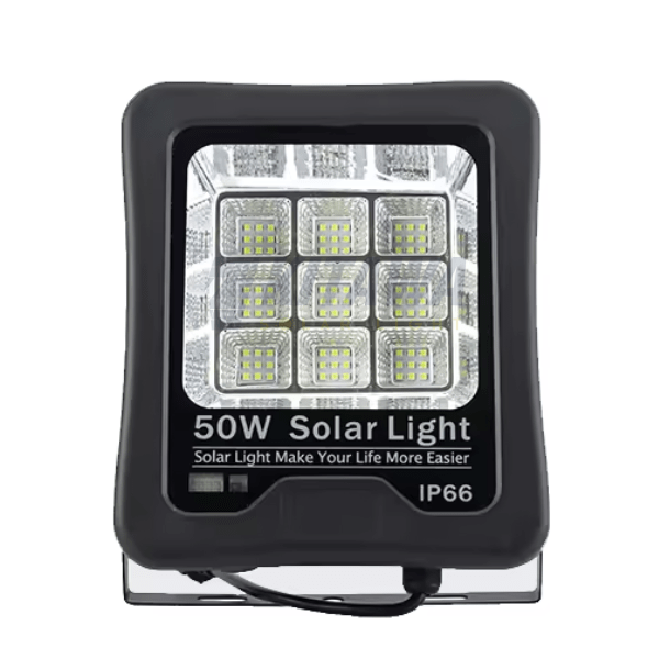 [50W] Đèn Pha Năng Lượng Mặt Trời 50W Thấu Kính Vuông KITAWA - DP950