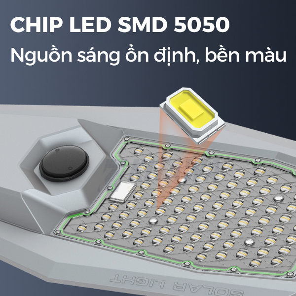 [500W] Đèn Đường Năng Lượng Mặt Trời Phi Thuyền 500W KITAWA PT2500