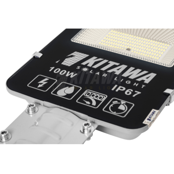 Đèn Đường Năng Lượng Mặt Trời 100W Siêu Sáng KITAWA - SL9100