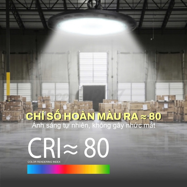 Đèn LED Highbay 160W KITAWA UFO2160A (Điều Chỉnh Công Suất Linh Hoạt)