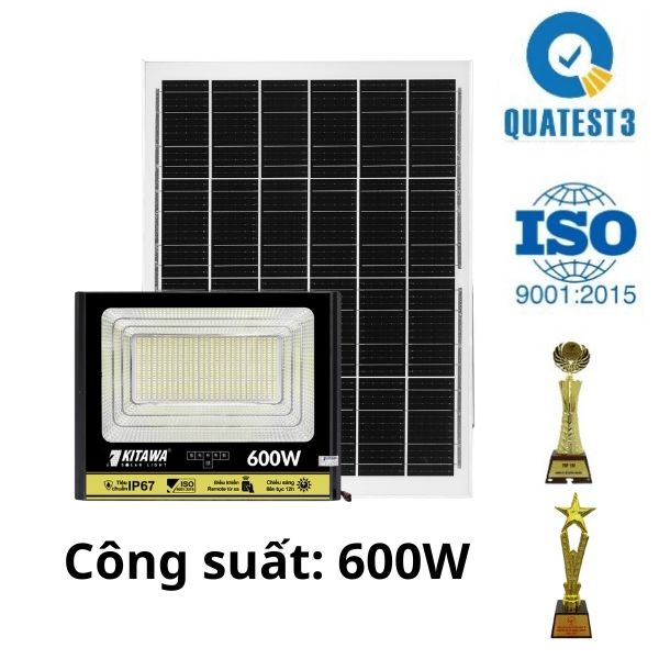 Đèn Pha Năng Lượng Mặt Trời 600W Chống Nước IP67 - BDP27.600