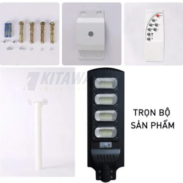 Đèn Đường Năng Lượng Mặt Trời Liền Thể LT1200 Chống Nước Kitawa