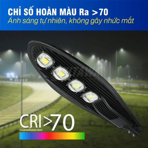 Đèn Đường Chiếc Lá Điện 200W Siêu Sáng KITAWA - AC.CL01.200