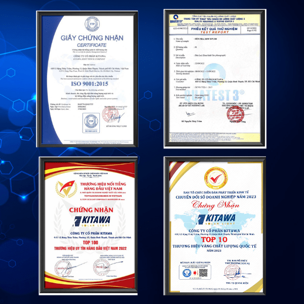 Đèn Pha Chống Chói Năng Lượng Mặt Trời 200W KITAWA - DP15.200