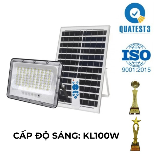 Đèn Pha Năng Lượng Mặt Trời 100W Kitawa DP12.100