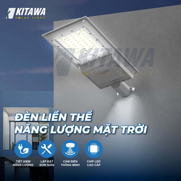 Đèn Liền Thể Năng Lượng Mặt Trời 300W KITAWA SL1300