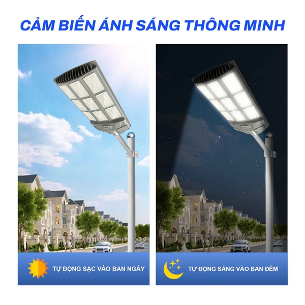 Đèn Liền Thể Năng Lượng Mặt Trời 800W Chính Hãng KITAWA LT18.800 Chiếu Sáng Mạnh Mẽ