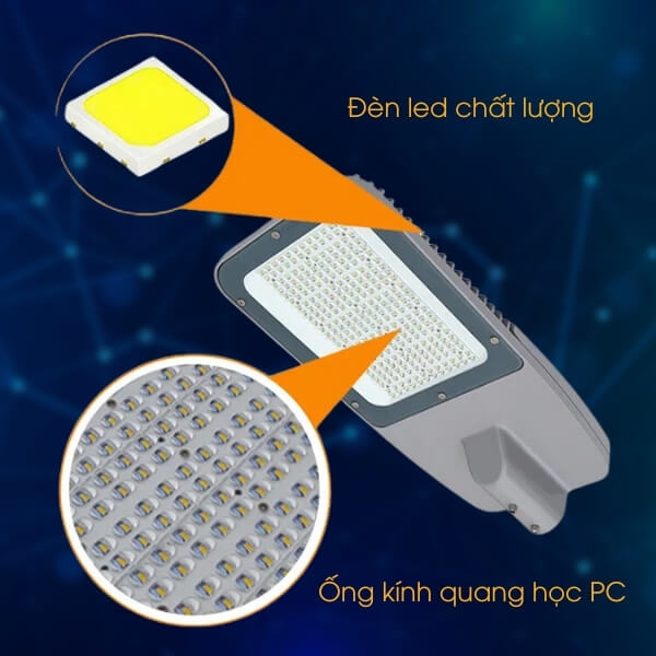 Đèn Đường LED Điện Bàn Chải 300W KITAWA AC.BC01.300