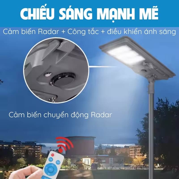 Đèn liền thể công trình năng lượng mặt trời 80W CT.LT16.80 KITAWA