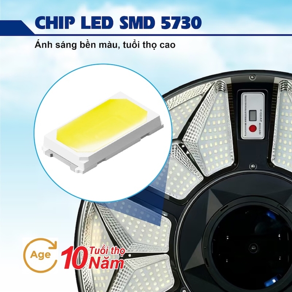 Đèn Đĩa Bay UFO Năng Lượng Mặt Trời 600W KITAWA - UF4.600
